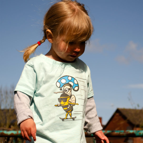 Bee a Fungi Kids T-shirt - Image 2